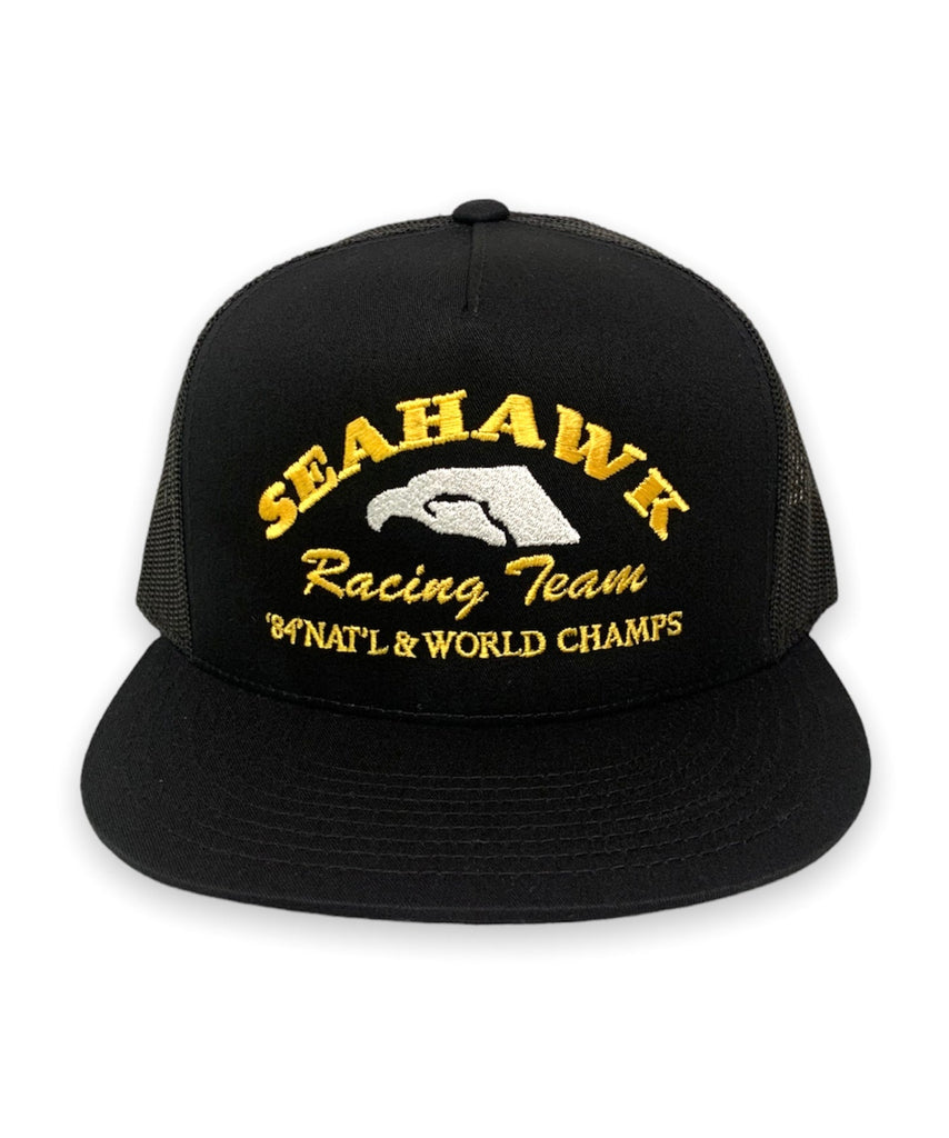 Seahawk Racing Team 80s Retro Hat as seen on netflix series cocaine cowboys  Willy Falcon